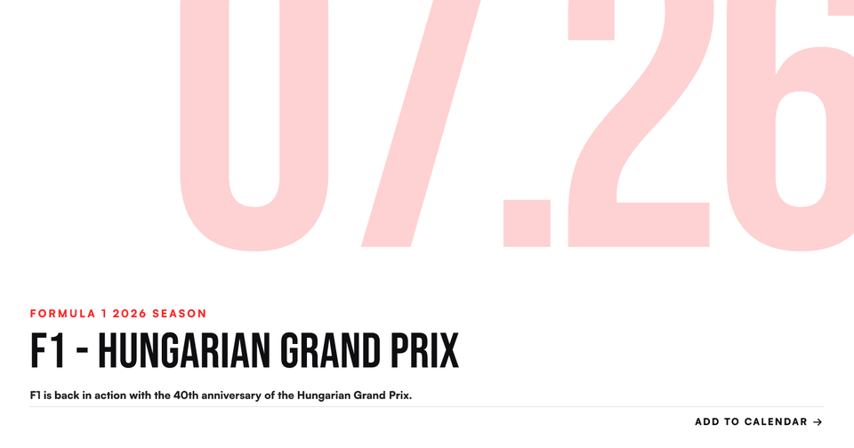 🏎️ Rev up for the Hungarian Grand Prix
