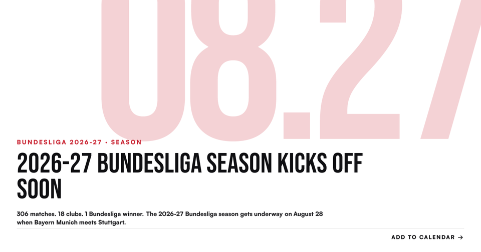 ⚽️ Bundesliga is back