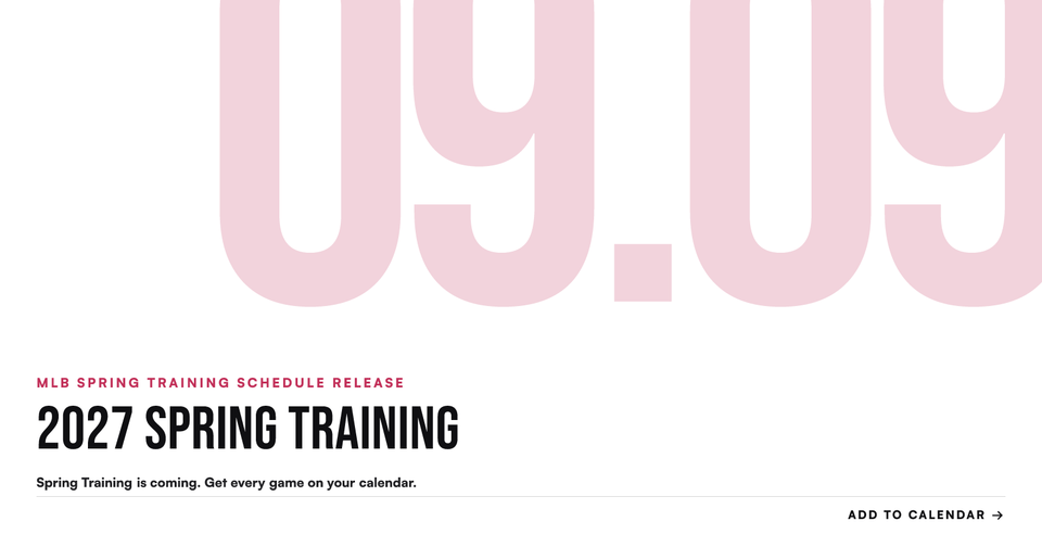 ⚾ Spring Training Schedules Unveiled