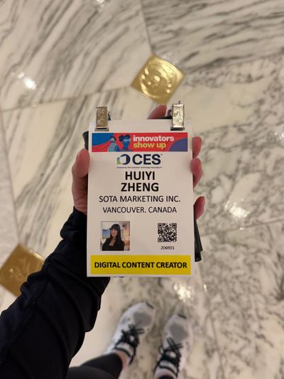 Took myself to CES as media