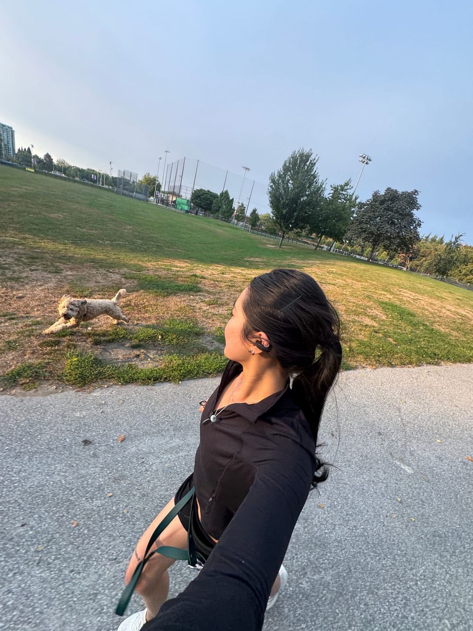 Running with my favorite girl