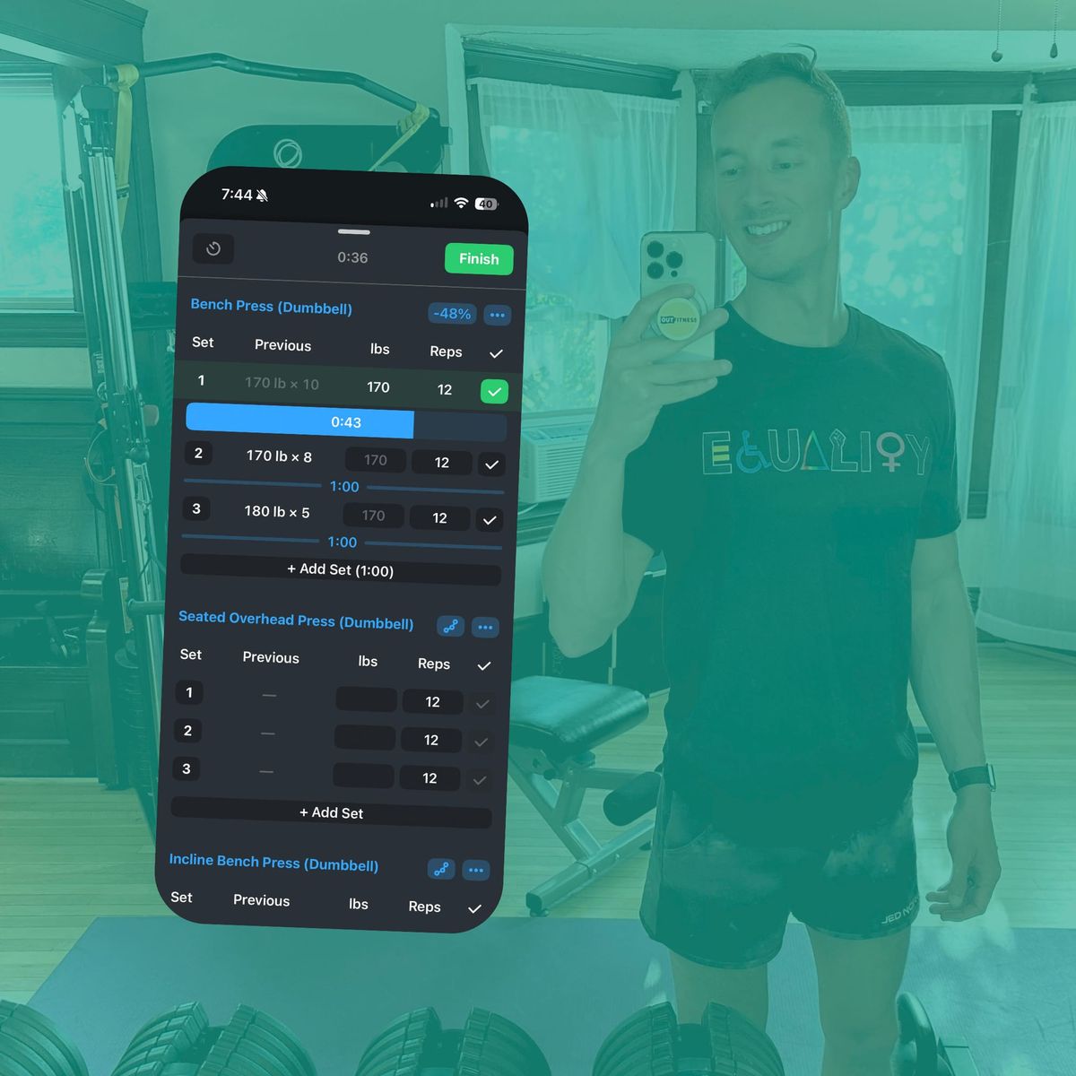 Strength starter kit with downloadable workouts