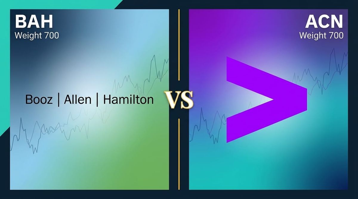Booz Allen Hamilton (BAH) vs Accenture (ACN): A 2026 Consulting Sector Analysis