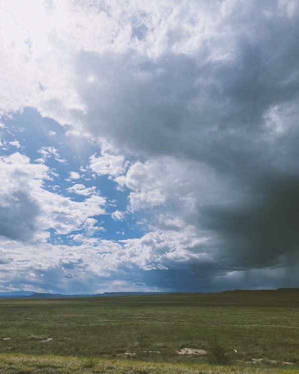 We drove into the sun