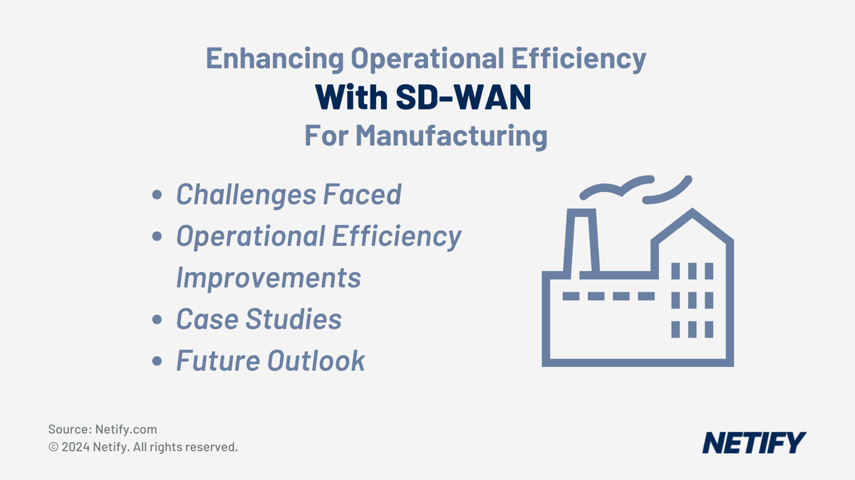 How SD-WAN Improves Operational Efficiency Across Manufacturing Sites
