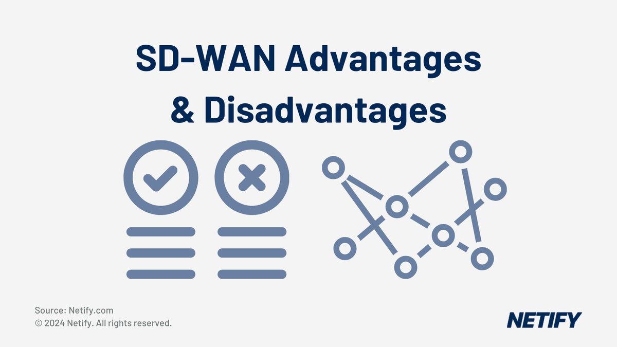What are the advantages & disadvantages of SD-WAN?