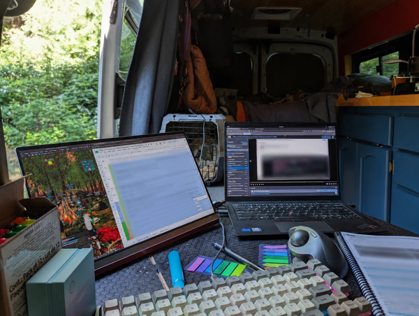 Toorcamp, 4th, vanlife, GCFA, maybe covid (or a dumb cold)
