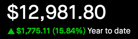 Portfolio - Year to Date - Feb 14, 2025