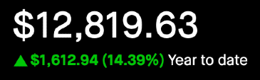 Portfolio - YTD - Feb 7, 2025