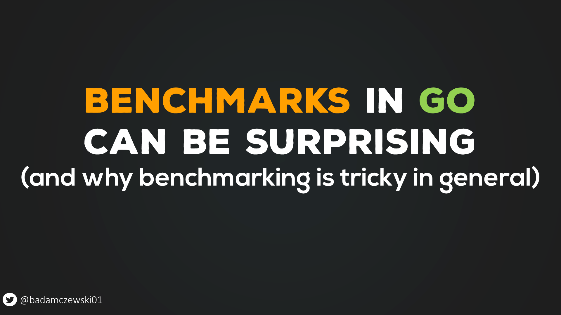 Benchmarks in GO can be surprising