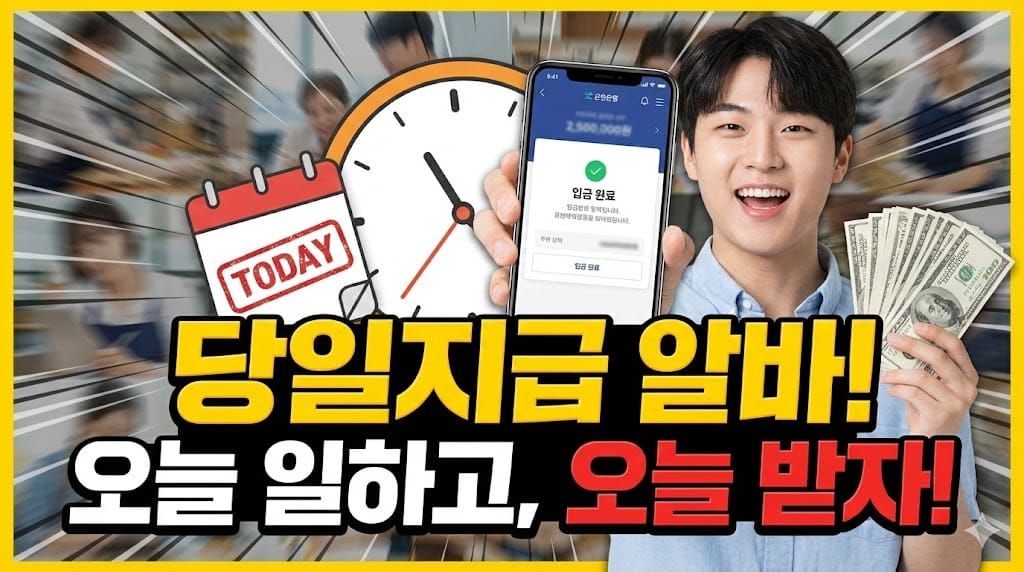당일지급 알바
