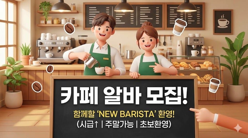 카페 알바 모집