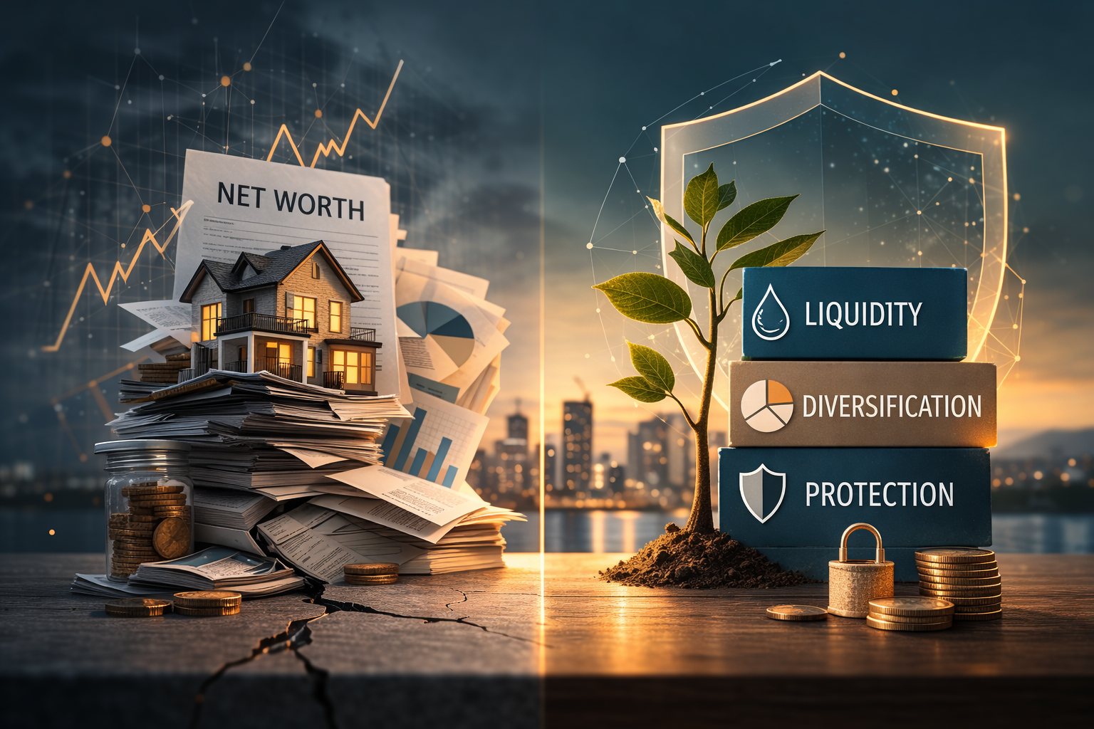 Net Worth vs Financial Resilience