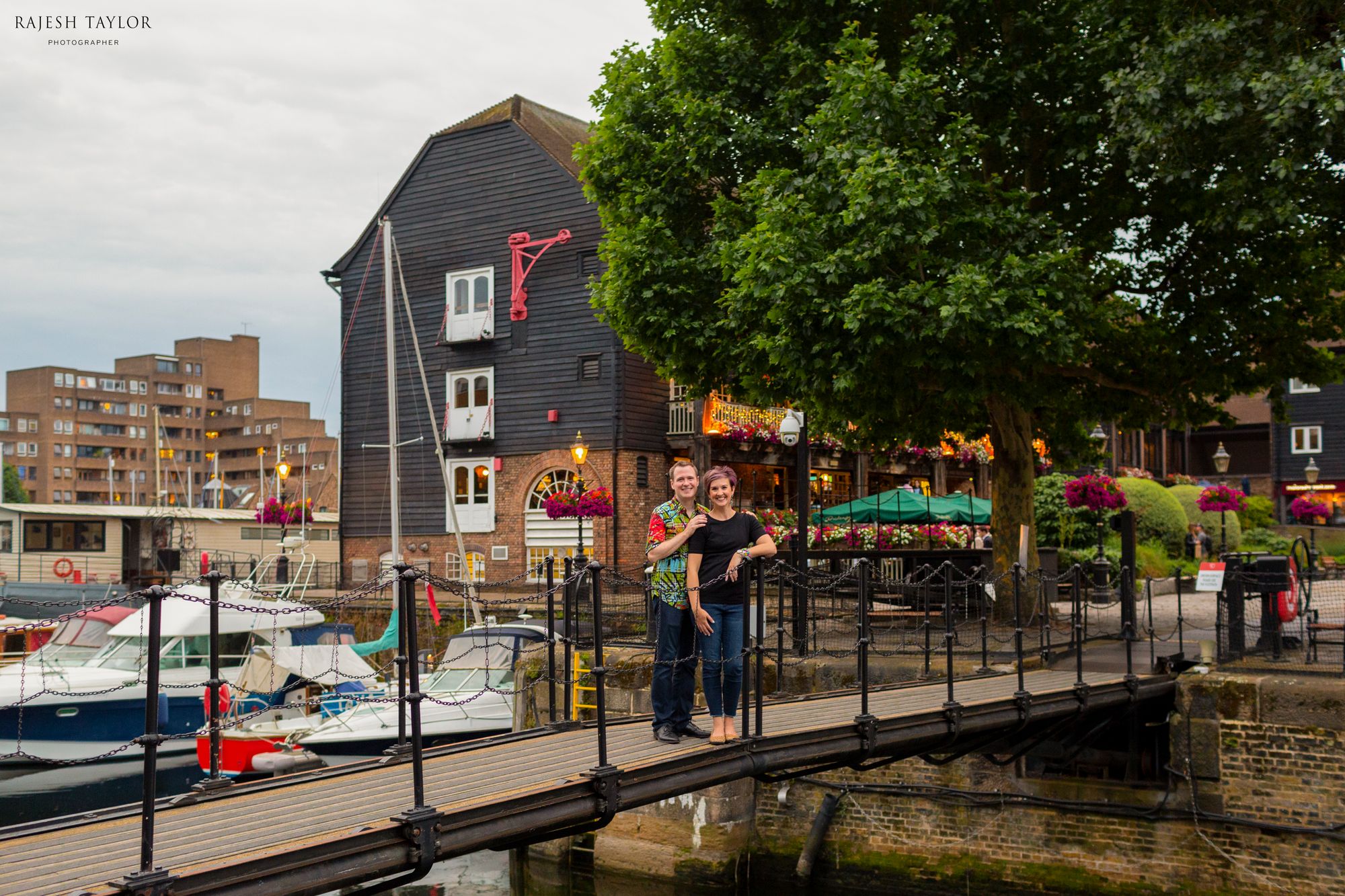 Telford's Lock and Footbridge, St Katherine's dock © Rajesh Taylor