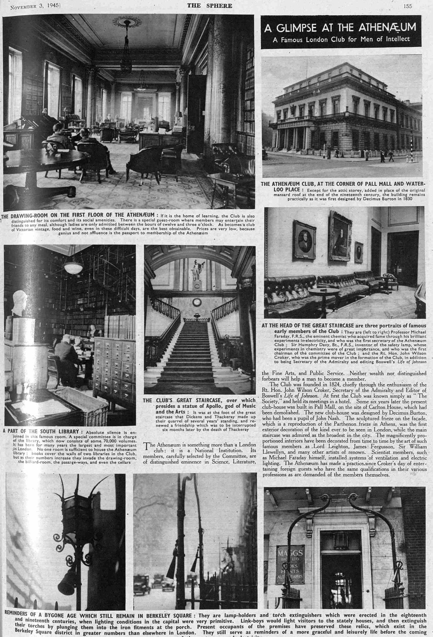The Athenaeum Club 1945: The Sphere p1.55