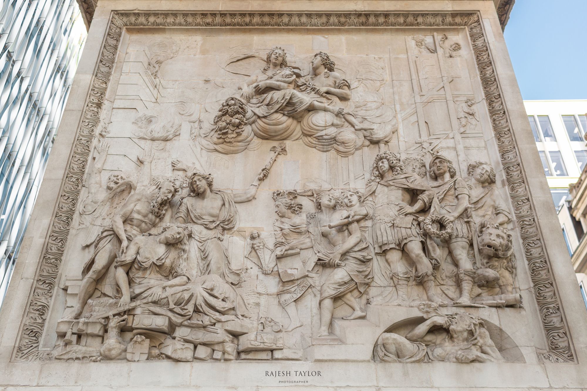 The Monuments' west facing Frieze © Rajesh Taylor