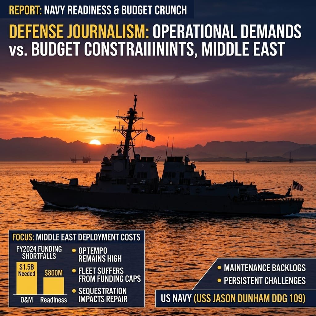 After Middle East ops, Navy to start feeling funding crunch this summer: CNO
