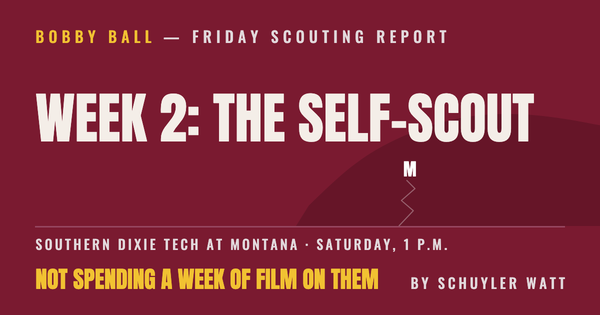 Week 2: The Self-Scout