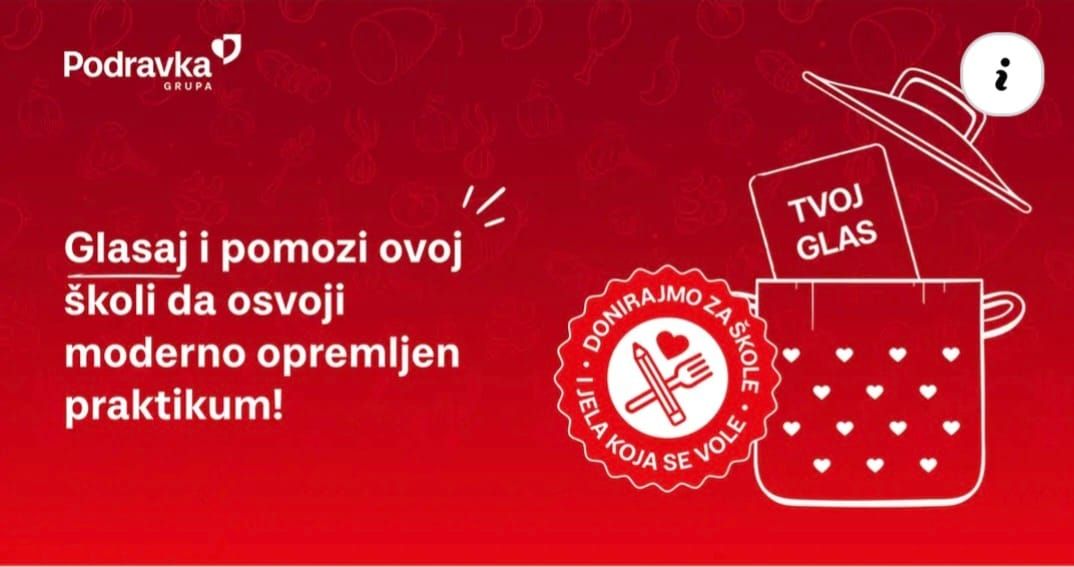 Ekonomska škola Imotski, donirajmo za škole i jela koja se vole