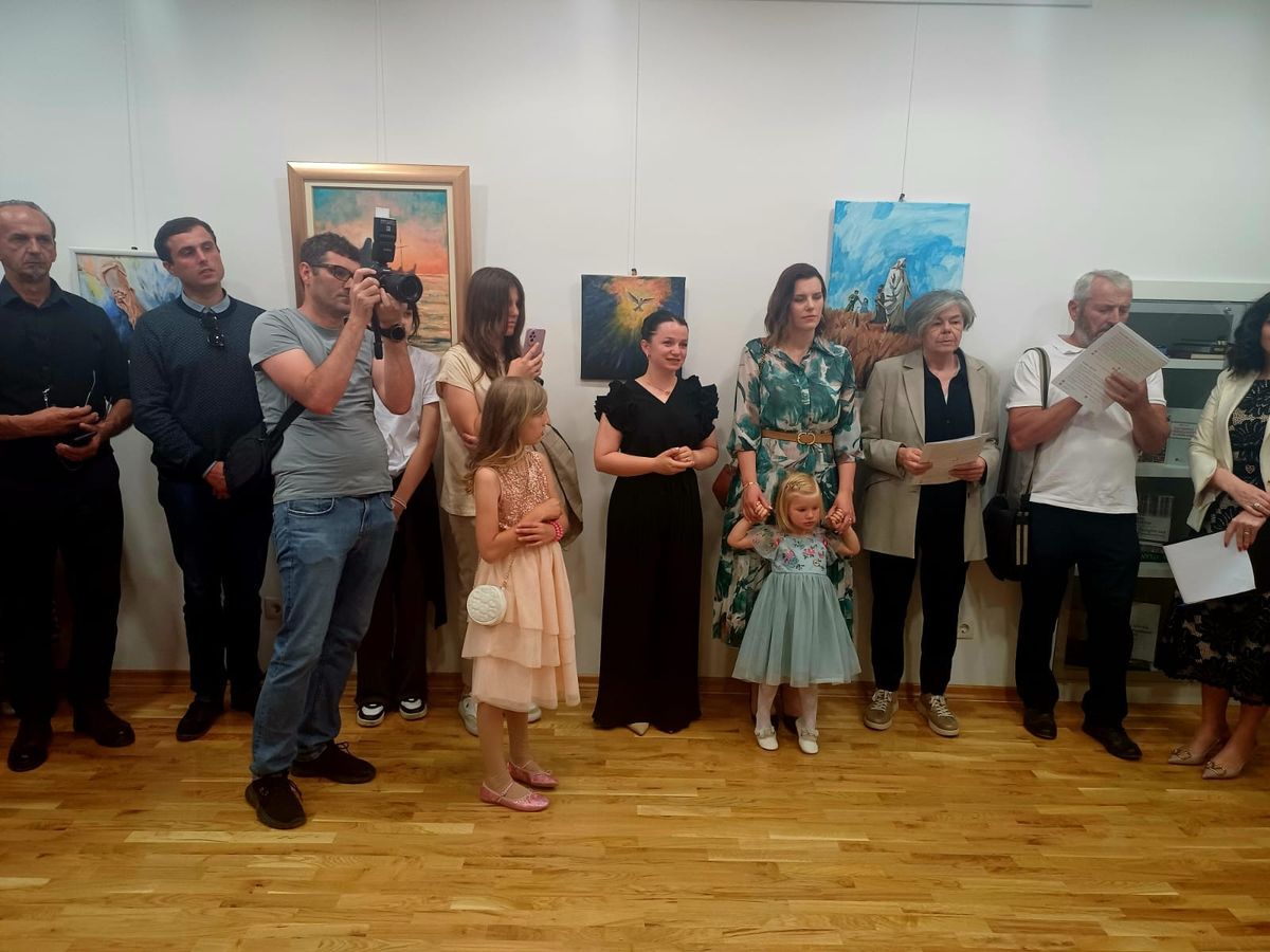 FOTO Otvorena izložba sakralnih slika Josipe Udovičić i Ivane Bilić Antičević