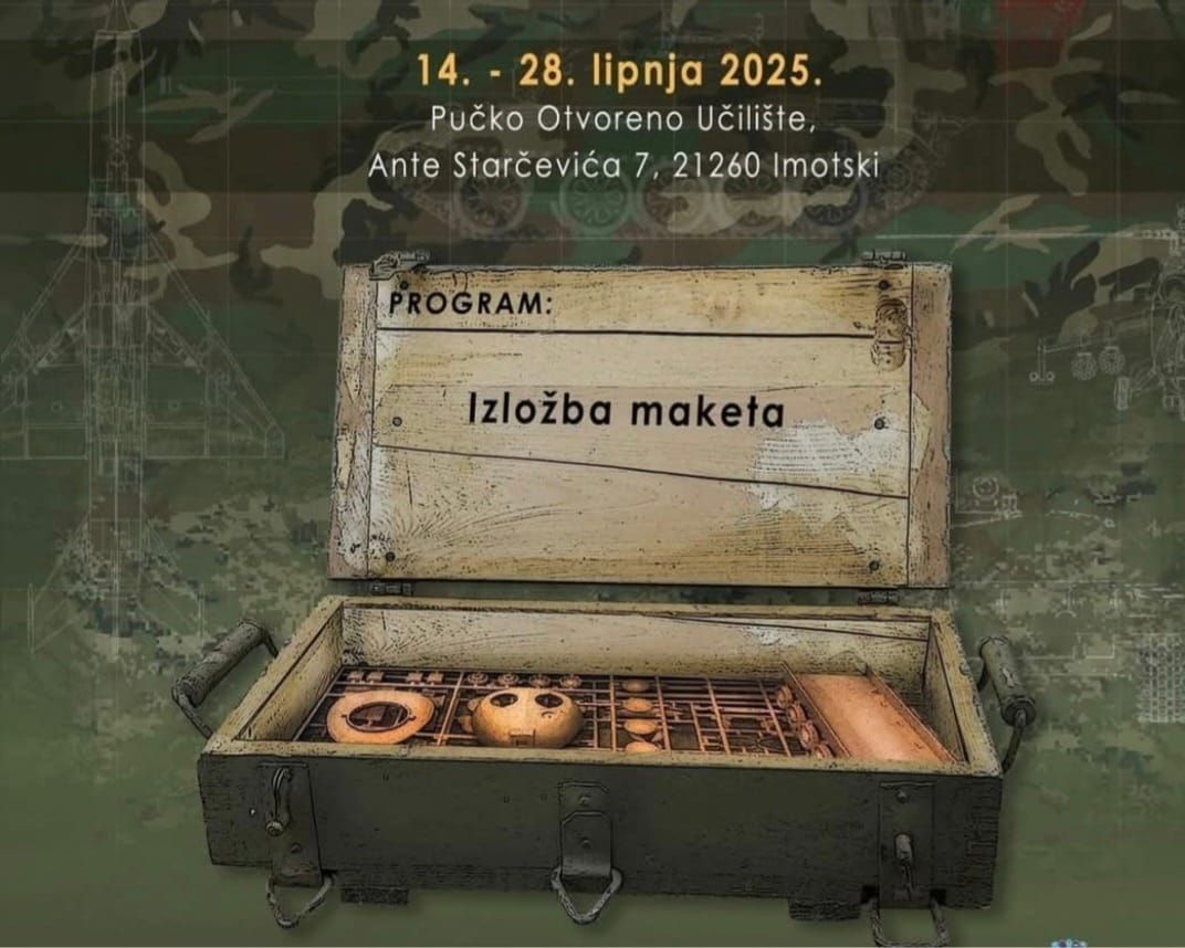 Izložba "Hrvatska vojska i policija u mjerilu – od Domovinskog rata do danas" u Imotskom