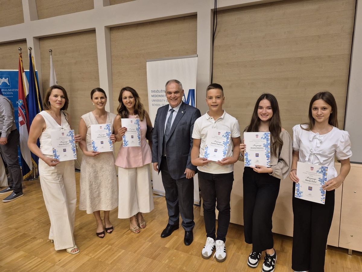 Županija dodijelila priznanja učenicima i nastavnicima GŠ "Dr fra Ivan Glibotić" Imotski