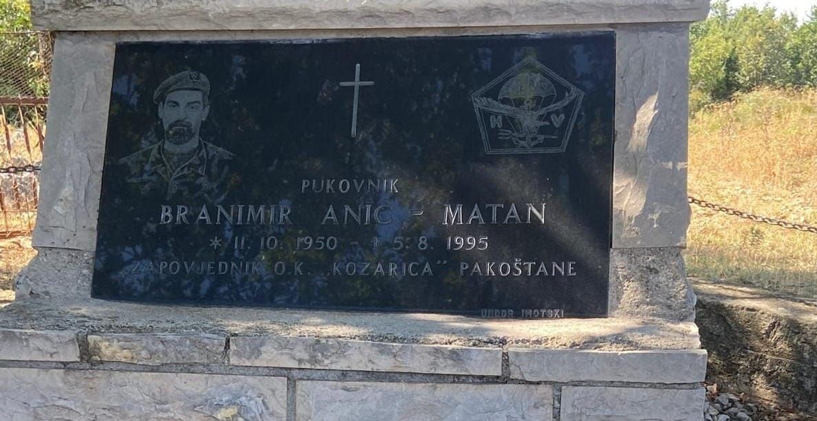 Izaslanstvo DVD-a Imotski odalo počast junaku Branimiru Aniću Bubi