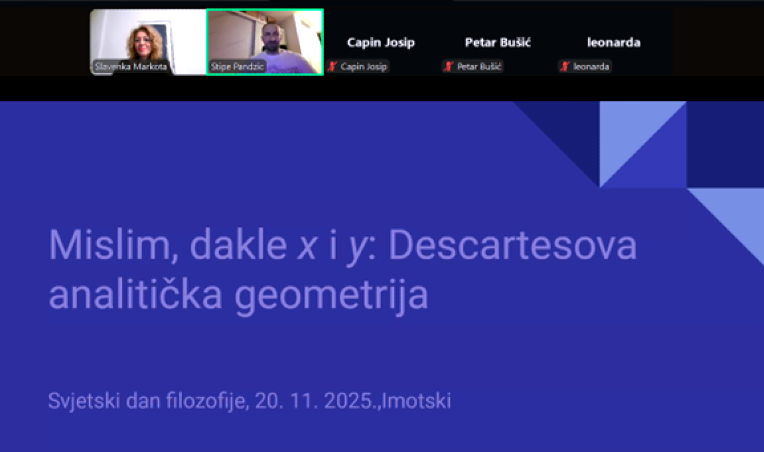 U organizaciji Gimnazije dr. Mate Ujevića održan online međunarodni festival filozofije