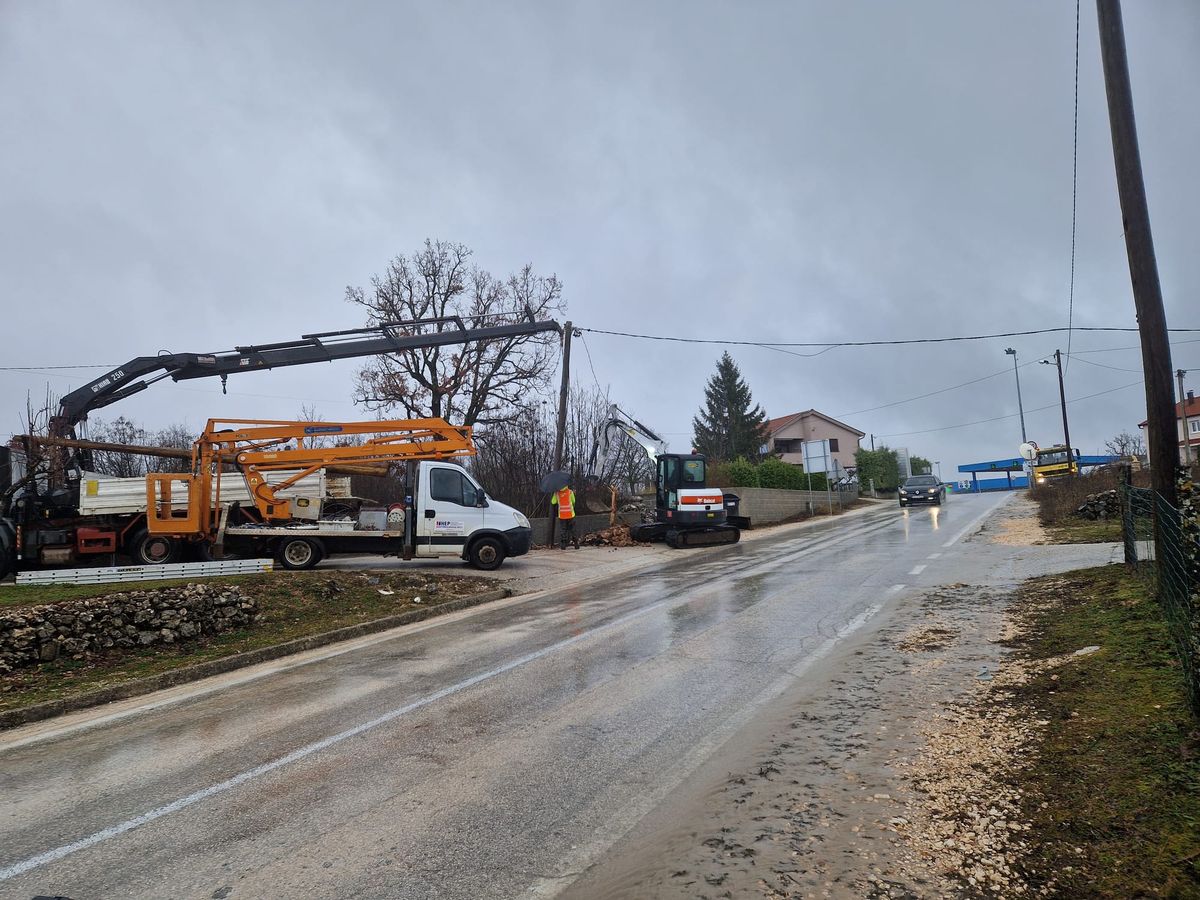 Jako jugo prouzročilo štete u Imotskoj krajini
