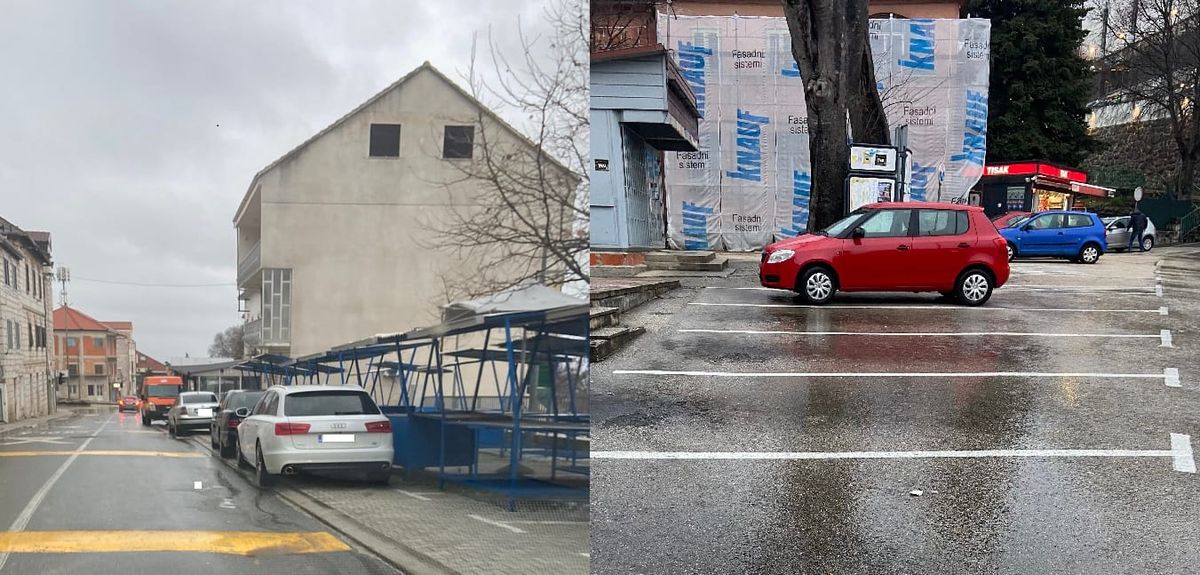 Čitatelj: na nogostupu parkirano više vozila dok je parking poluprazan