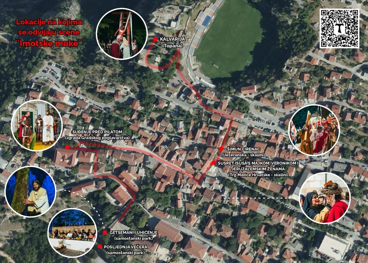 Cvjetna nedjelja u Imotskom: ne parkirajte na ruti procesije i Muke