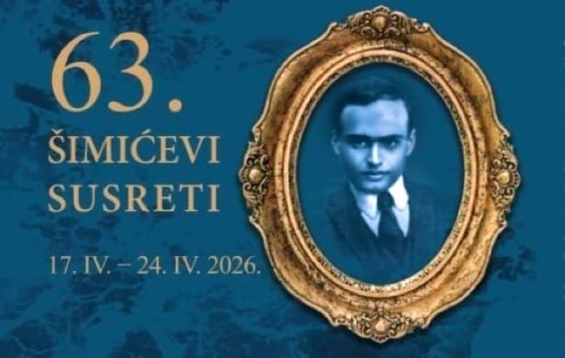 63. Šimićevi susreti: Tjedan književnosti i kulture u čast velikih pjesnika