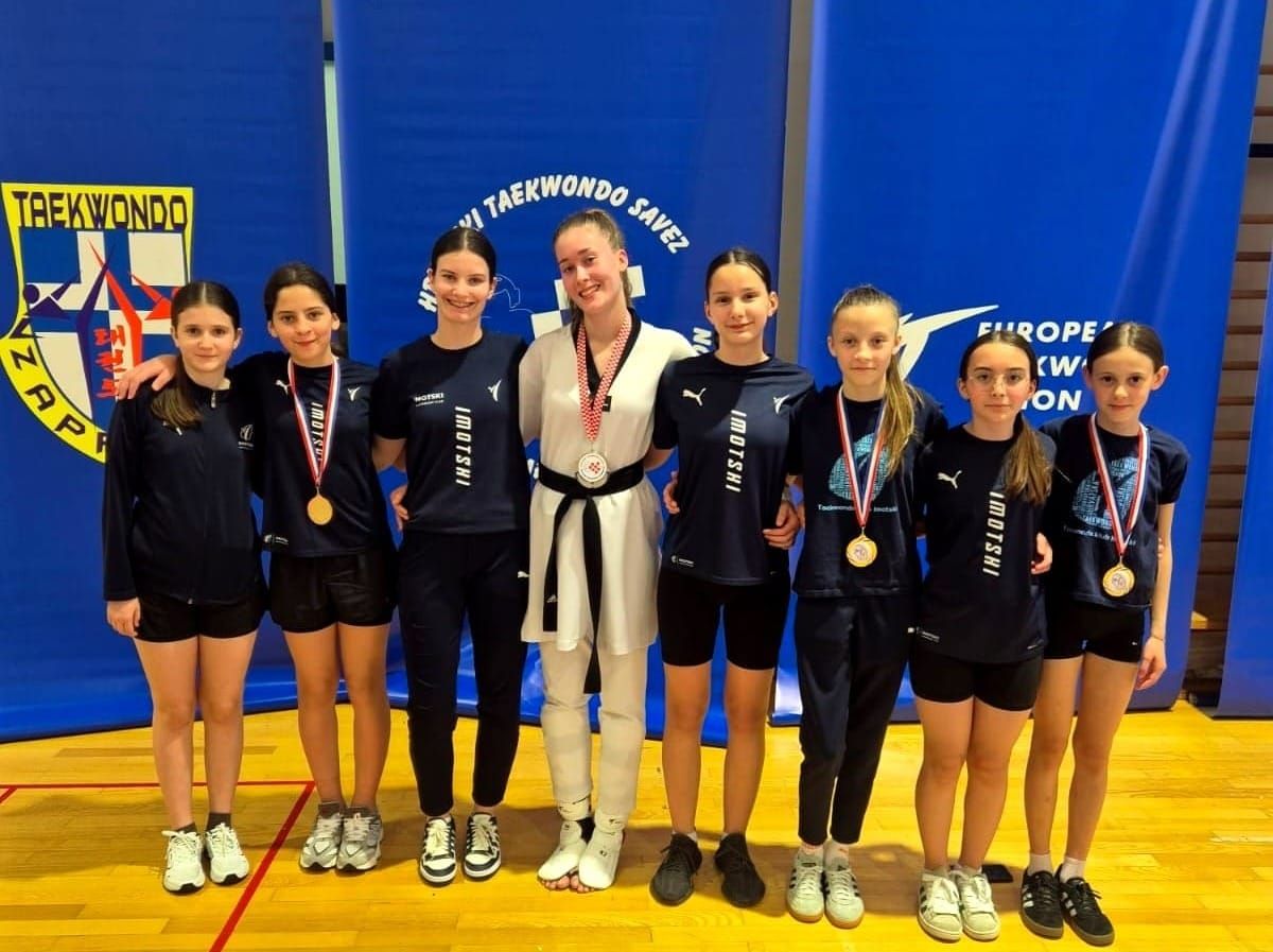 Natali Tadić seniorska viceprvakinja Hrvatske, kadetkinje Imotskog briljirale u Zaprešiću