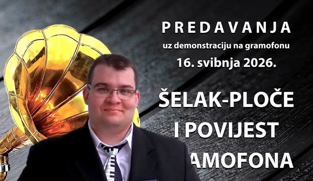Od šelak ploča do svemira: Prof. Bernard Kahle donosi priču o povijesti gramofona u Imotski