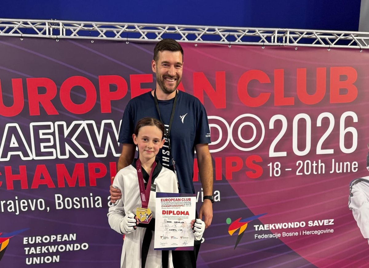 Katarina Prka europska klupska prvakinja: Novo zlato za Taekwondo klub Imotski