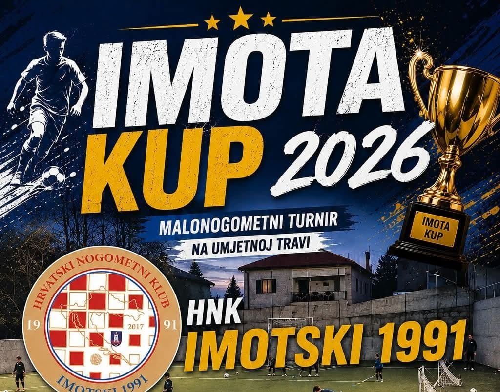 Imotski ovog vikenda u znaku nogometa: Počinje Imota Kup 2026