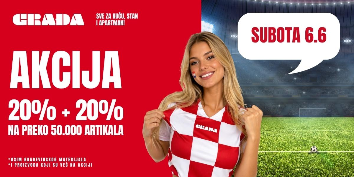 Ludnica za Svjetsko prvenstvo: 6. lipnja u Građa prodajnim centrima više od 50.000 artikala na popustu!