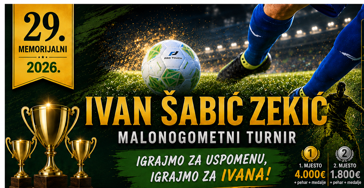Spektakl u najavi: Memorijalni turnir 2026. okuplja ekipe uz bogat nagradni fond - prijave u tijeku