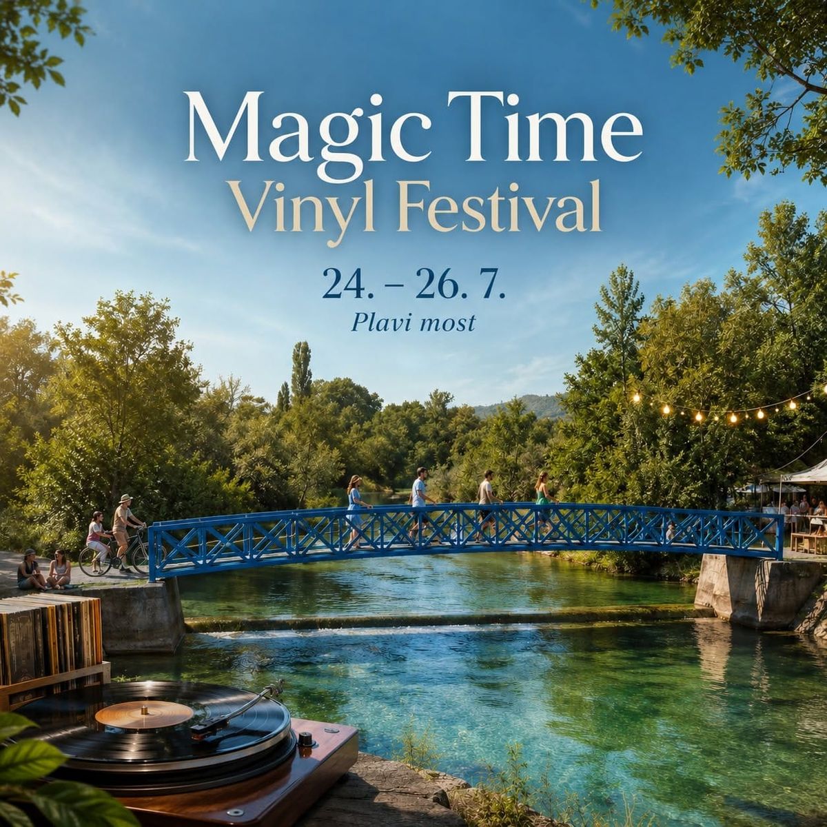 Vinil, Vrljika i više od 15 DJ-eva: Magic Time ove godine na Plavom mostu
