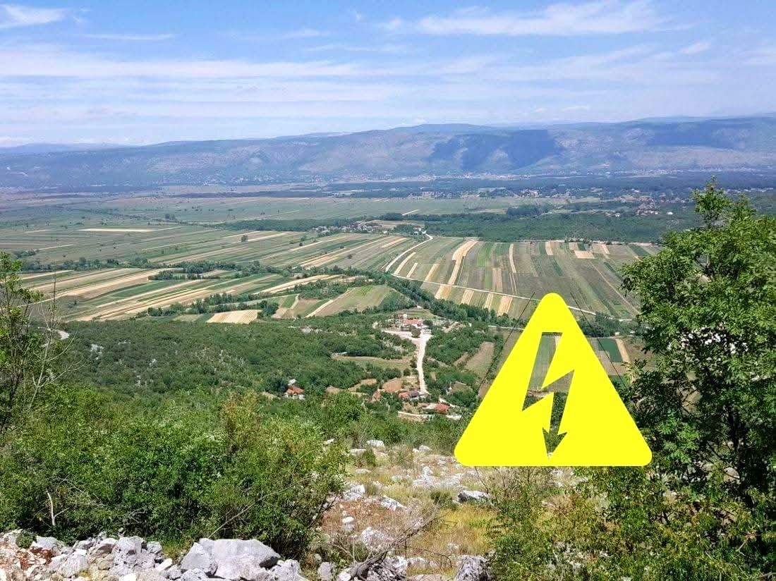 Dijelovi Vinjana Gornjih i Glavine Gornje u utorak bez električne energije