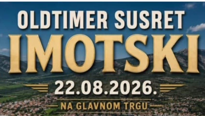 Imotski će na jedan dan postati raj za ljubitelje klasika: Stiže 12. Oldtimer susret uz bogat domjenak na Vrljici