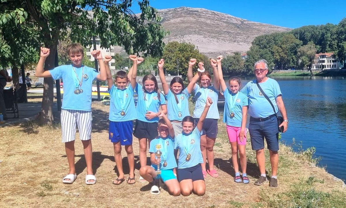 Čak 19 medalja za kajakaše Mračaja u Trebinju: Runovićani osvojili i veliki pokal za drugo mjesto