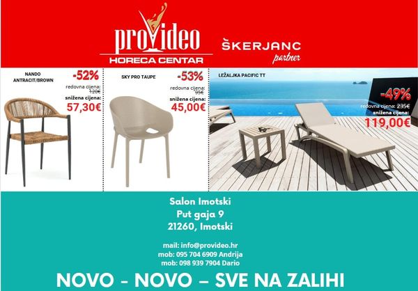 Iskoristite akcijske cijene u salonu  Provideo d.o.o. Imotski