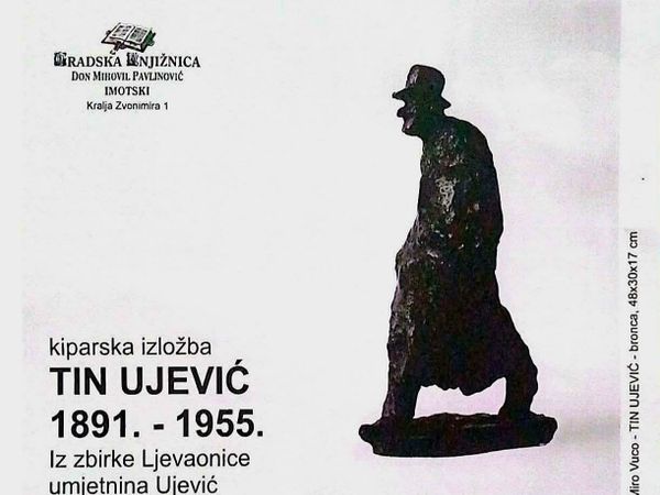 Gradska knjižnica "Don Mihovil Pavlinović" otvara izložbu skica i medalja barda hrvatskog pjesništva Tina Ujevića