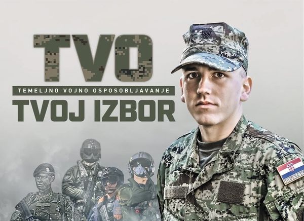 Hrvatska uvodi temeljno vojno osposobljavanje: prvi ročnici u vojarnama početkom 2026.