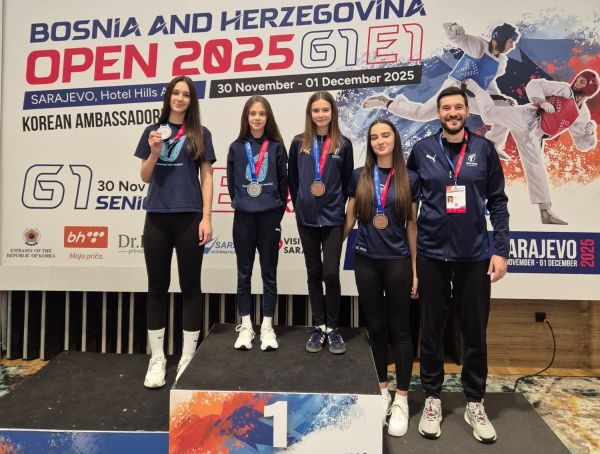 TKD Imotski osvojio četiri medalje na Taekwondo E1 BiH Open