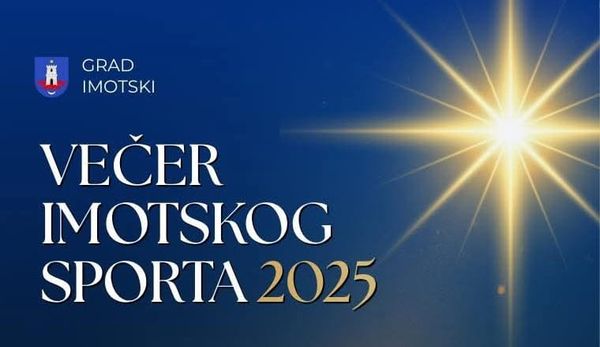 Svečana dodjela nagrada najuspješnijim sportašima Imotskog u 2025.