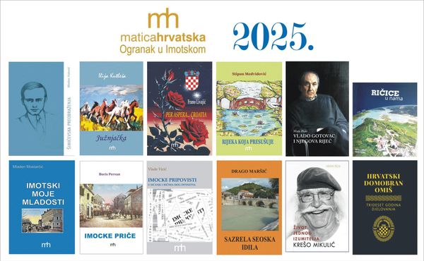 Ogranak Matice hrvatske u Imotskom objavio 12 novih naslova u 2025.