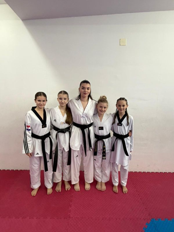 Pet mladih sportašica TK Imotski položile ispit za crni pojas