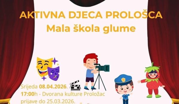AUDIO Djeco na pozornicu! U Prološcu uskoro počinje Mala škola glume